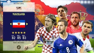 USING YUGOSLAVIA IN FIFA 18!!