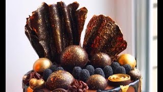 Шоколадный декор для торта
