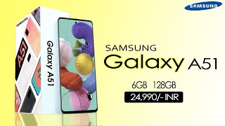 Samsung Galaxy A51: Center Punch Hole Display, Quad Camera, In-display Fingerprint | Galaxy A51