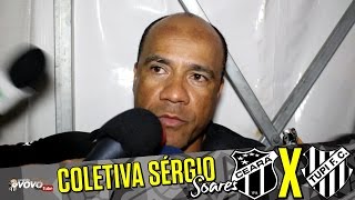 [Série B '16] Coletiva Sérgio Soares | Pós-jogo Ceará SC 2 X 1 Tupi FC | Canal do Vovô