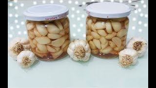 Sarımsak Turşusu Tarifi- Soyması Kolay -Şifa Kaynağı Sarımsak Turşusu Nasıl Yapılır