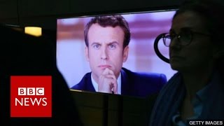 French election: Macron declared 'winner' of final debate - BBC News