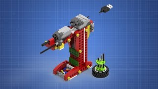 Модель "Дрель-шуруповерт". Инструкция по сборке. LEGO WeDO.