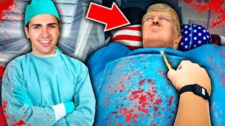 OPERO AL PRESIDENTE !! **SOY DOCTOR** (Donald Trump) - Surgeon Simulator