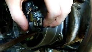 Установка,замена, щеток на мотоцикле Jawa 638