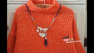 Пуловер Английской Резинкой Спицами - 2019 / Pullover English Erasers
