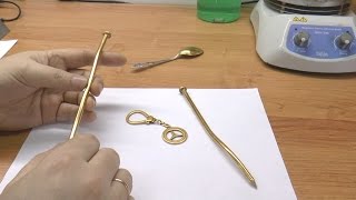 Бизнес в гараже. Химическое никелирование и золочение металлов. Прикольное золочение гвоздей.