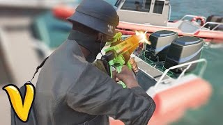 BOAT DRIVE BY SHOOTING!!! :: Watch Dogs 2 Funny Moments!