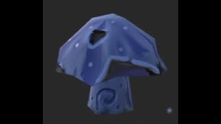 ZBrush - Substance Painter 2 -  Unity3D: How to model Stylized Mushrooms