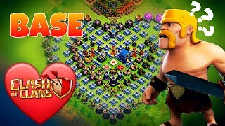 Mẫu Base Hình Trái Tim Đẹp Nhất COC Trong CLASH OF CLANS | PENKA TNL