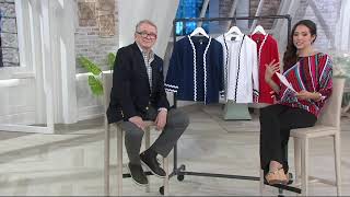 Bob Mackie's Rick Rack Rib Knit Jacket on QVC