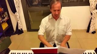 Потолок ледяной, дверь скрипучая - Эдуард Хиль - вокал и пианино кавер piano cover