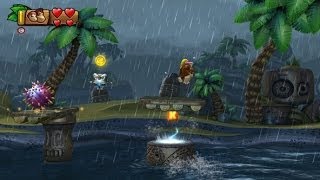 Donkey Kong Country Tropical Freeze 100% Walkthrough - World 4-A (KONG, Puzzle Pieces)