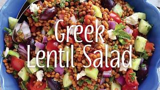 Greek Lentil Salad
