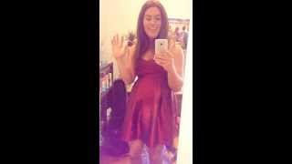 Young Crossdresser Red Dress