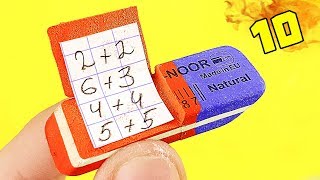 ЕЩЕ 10 ПРАНКОВ К ШКОЛЬНОМУ СЕЗОНУ / НЕРЕАЛЬНЫЕ ЛАЙФХАКИ ДЛЯ ШКОЛЫ НЕ ИЗ КАРТОНА