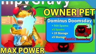 The Owner Joined And Gave Me Owner Only Pets! - Roblox Spamming Simulator