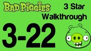 Bad Piggies - Level 3-22 3 Star Walkthrough When Pigs Fly | WikiGameGuides