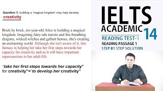 Cambridge IELTS 14, Test 1, Reading Passage 1 - THE IMPORTANCE OF CHILDREN'S PLAY