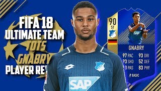 90 TOTS GNABRY PLAYER REVIEW FIFA 18 | 90 TOTS GNABRY REVIEW | FIFA 18 ULTIMATE TEAM