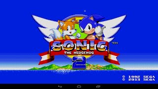 Sonic the Hedgehog 2 2013 (Android) All Chaos Emeralds + Hidden Palace Zone [WALKTHROUGH]