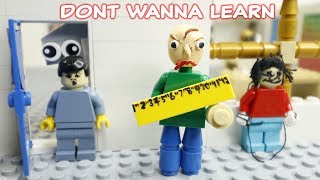 Lego Baldis Basics Don't Wanna Learn (Baldi's Basics in Education And Learning Song) Full