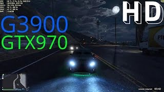 Celeron G3900 Skylake GTA ONLINE GAMEPLAY GTX970