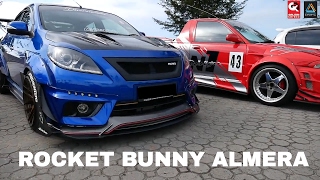 Nissan Almera Custom Modified with Rocket Bunny Kits