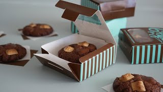 溶かしバターのざくざく濃厚チョコクッキー♡ | chocolate chunk cookies