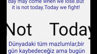 BTS NOT TODAY TÜRKÇE KORECE ALTYAZI