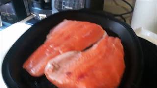SALMON CON SALSA DE CHAMPIÑON EN MAMBO 8090