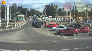 ДТП, пос. Быково, железнодорожный переезд, 07.09.2014