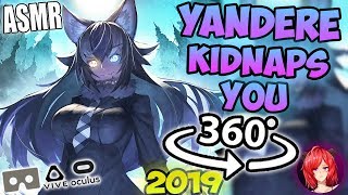 Yandere Wolf Girl Kidnaps You~ [ASMR] 360: Yandere Roleplay 360 VR