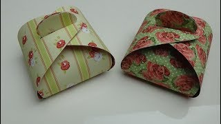 Mini Hediye Kutusu Yapımı | Hediye Kutusu Nasıl Yapılır ?