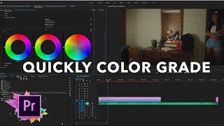 How To Quickly Color Grade In Adobe Premiere Pro!