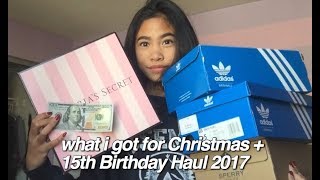 What I Got For Christmas & 15th Birthday Haul 2017! (Lulu's, Adidas, Kendra Scott, etc)