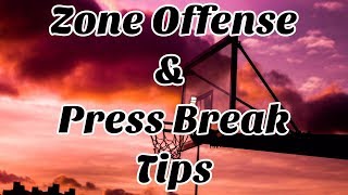 Basketball Zone Offense and Press Break Discussion - Basketball Coaching Tips
