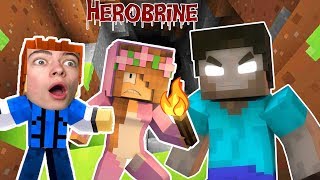 ХЕРОБРИН ВЕРНУЛСЯ В МАЙНКРАФТ Часть 1 НОВЫЕ ПРИКЛЮЧЕНИЕ МАЛЕНЬКИХ ГЕРОЕВ herobrine minecraft