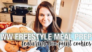 WW FREESTYLE MEAL PREP || 2 Point Cookies & Vegetable Soup || SKILLSHARE