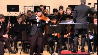 Barber Violin Concerto performed by Jason Wang with the NYYS