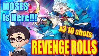 [Monster Strike] Moses Revenge Rolls x3 10 Shots