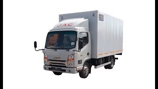 Jac N56 с промтоварным фургоном на 8 европалет. Б категория, 21 куб