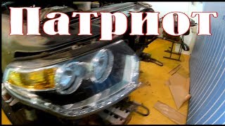 УАЗ Патриот!!! Шумка, снятые крылья!!! УЖАС, шутка)))