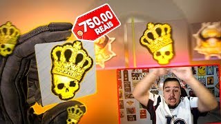 GANHEI UM ADESIVO DE R$750 NO CSGO! *Coroa Brilhante* - CROWN FOIL UNBOXING