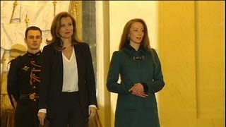 Arrivée de Florence Cassez à l'Elysée - 25/01