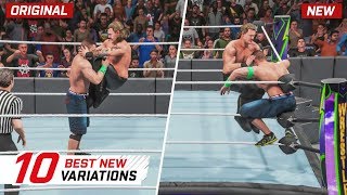 WWE 2K19 Top 10 New Moves Variations (Animations) #6 | "New Moves Pack" DLC