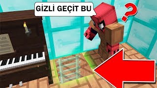 ZENGİNİN EVİNDE GİZLİ GEÇİT BULDUM! ? - Minecraft