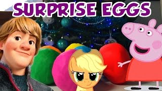 Play-Doh Surprise Eggs Toys Frozen Peppa Pig My Little Pony