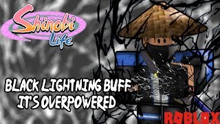 Black Lightning Remake/Buff = OP | Shinobi Life - Roblox