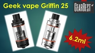 geek vape Griffin 25 from GearBest and Halo High VG Juice